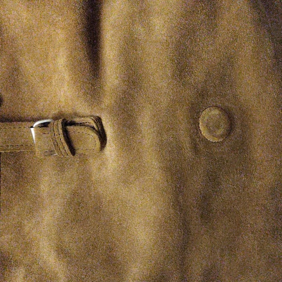 Clyde "Room" Golden Brown Suede Backpack - Picture 3 of 14